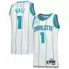 Men's Ball #1 Charlotte Hornets Swingman NBA Jersey - Association Edition2022/23 - buybasketballnow