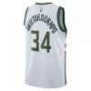 Men's Bucks Antetokounmpo #34 Milwaukee Bucks Swingman NBA Jersey - Association Edition2022/23 - buybasketballnow