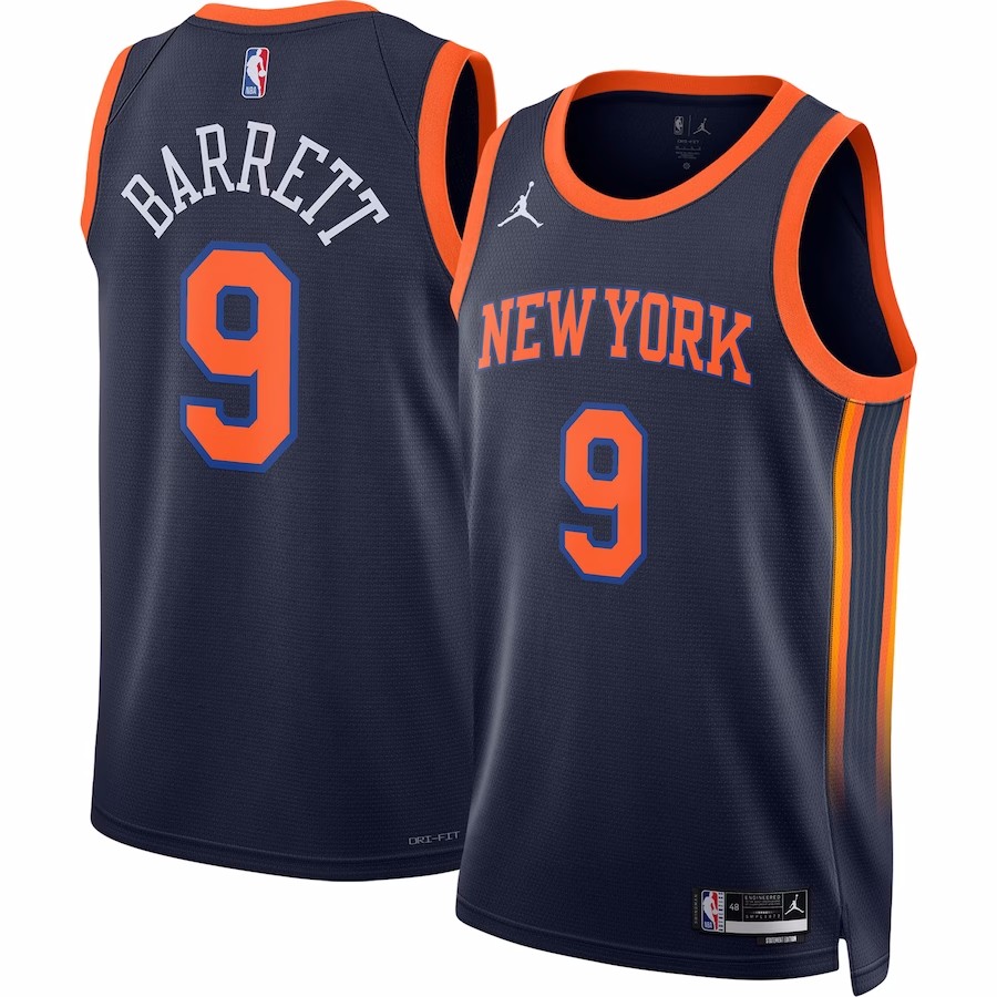 Men S RJ Barrett 9 New York Knicks Swingman NBA Jersey Statement Edition 22 23 Buy