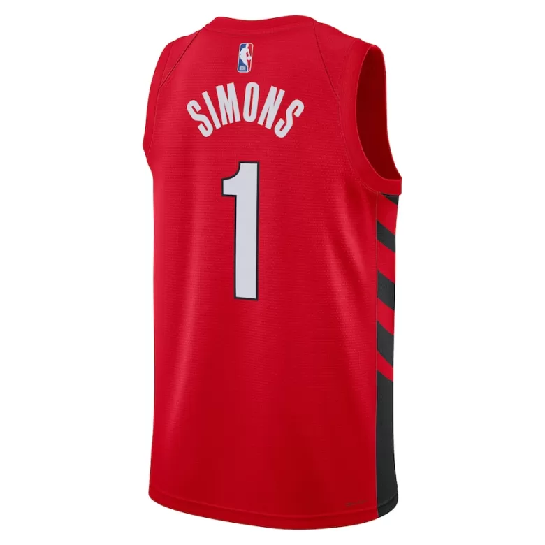 Men's Anfernee Simons #1 Portland Trail Blazers Swingman NBA Jersey - Statement Edition 22/23 - buybasketballnow