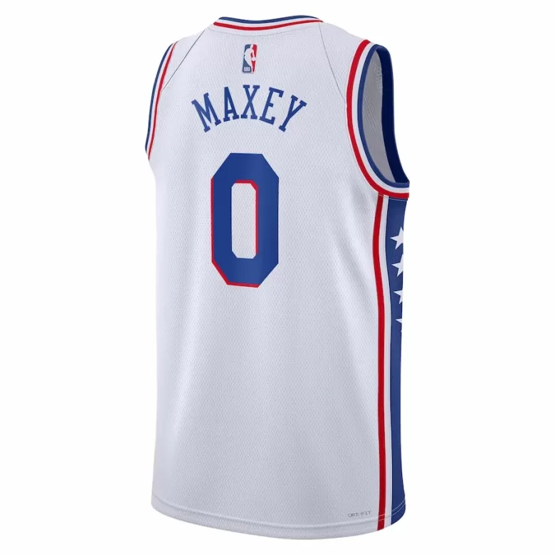 Men's Tyrese Maxey #0 Philadelphia 76ers Swingman NBA Jersey - Association Edition22/23 - buybasketballnow