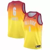 Men's LeBron James #6 Los Angeles Lakers All-Star Game Swingman NBA Orange Jersey 2022/23 - buybasketballnow