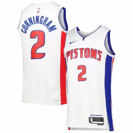 Men's Cade Cunningham #2 Detroit Pistons Swingman NBA Jersey - Association Edition2022/23 - buybasketballnow