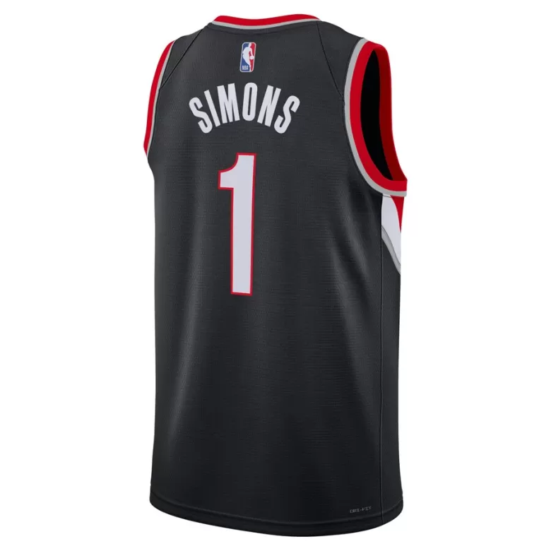 Men's Anfernee Simons #1 Portland Trail Blazers Swingman NBA Jersey - Icon Edition 22/23 - buybasketballnow