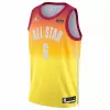 Men's LeBron James #6 Los Angeles Lakers All-Star Game Swingman NBA Orange Jersey 2022/23 - buybasketballnow