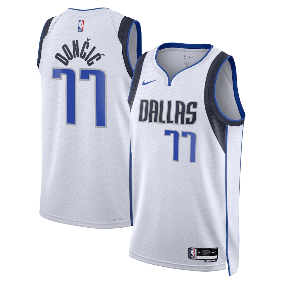 Men's Luka Doncic #77 Dallas Mavericks Swingman NBA Jersey
