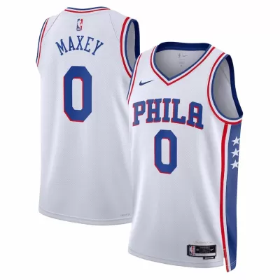 Men's Tyrese Maxey #0 Philadelphia 76ers Swingman NBA Jersey - Association Edition22/23 - buybasketballnow