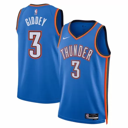 Men's Josh Giddey #3 Oklahoma City Thunder Swingman NBA Jersey - Icon Edition 2022/23 - buybasketballnow