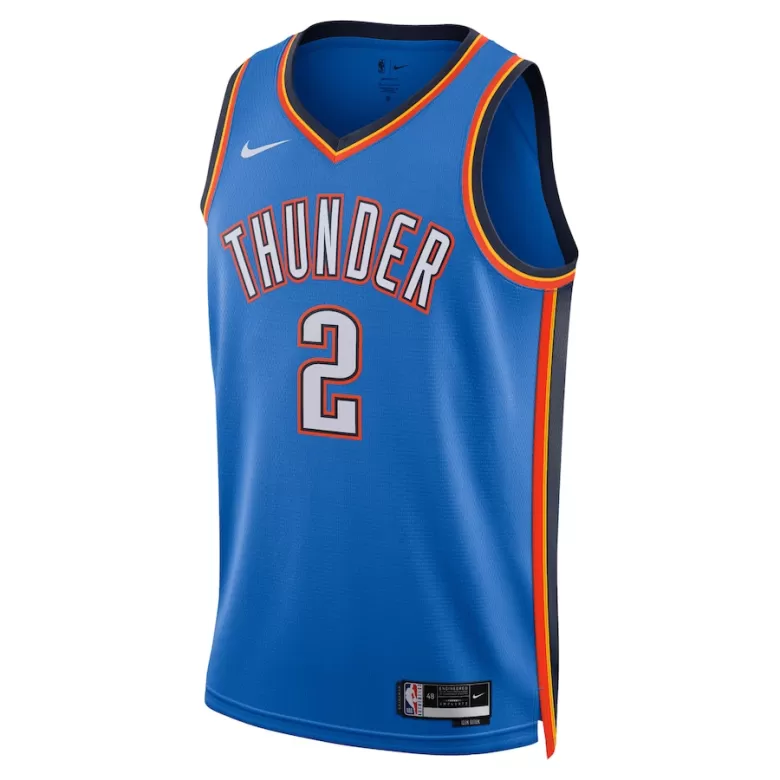 Men's Shai Gilgeous-Alexander #2 Oklahoma City Thunder Swingman NBA Jersey - Icon Edition 2022/23 - buybasketballnow