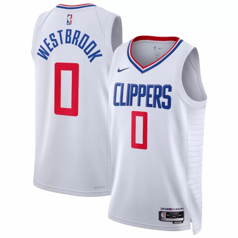 Men's Russell Westbrook #0 Los Angeles Clippers Swingman NBA Jersey - Association Edition2022/23 - buybasketballnow