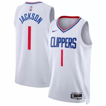 Men's Reggie Jackson #1 Los Angeles Clippers Swingman NBA Jersey - Association Edition2022/23 - buybasketballnow