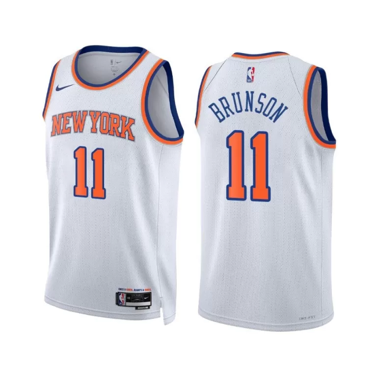 Men's Jalen Brunson #11 New York Knicks Swingman NBA Jersey - Association Edition2022/23 - buybasketballnow