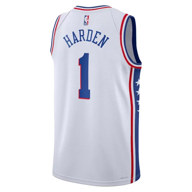Men's James Harden #1 Philadelphia 76ers Swingman NBA Jersey - Association Edition2022/23 - buybasketballnow
