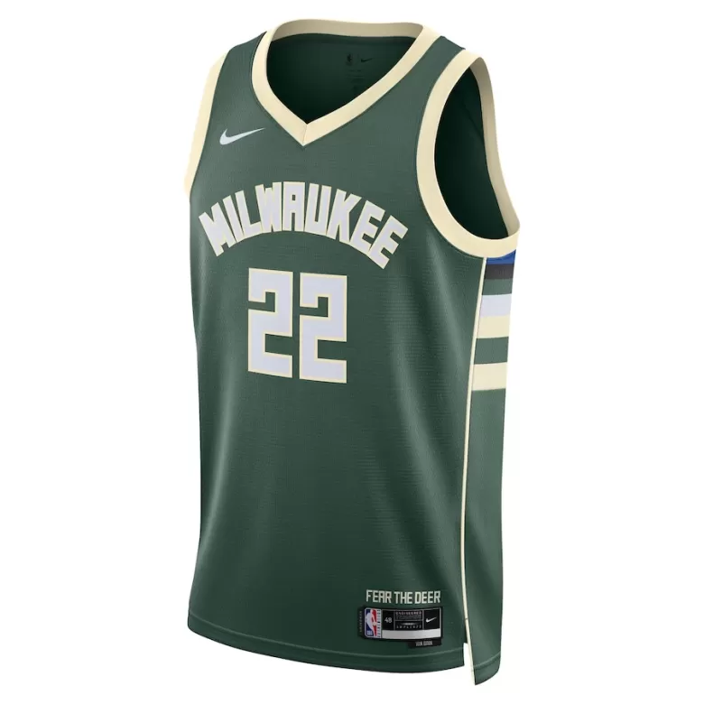 Men's Khris Middleton #22 Milwaukee Bucks Swingman NBA Jersey - Icon Edition 2022/23 - buybasketballnow