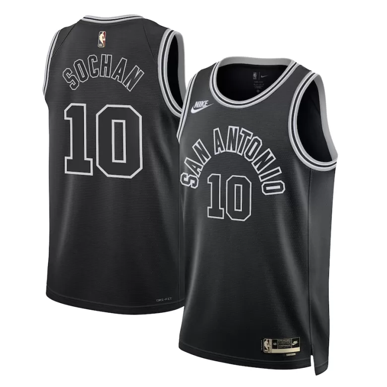 San Antonio Spurs Men's Nike 2022 Classic Edition Jeremy Sochan Swingman Jersey