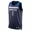 Men's Anthony Edwards #1 Minnesota Timberwolves Swingman NBA Jersey - Icon Edition 2022/23 - buybasketballnow