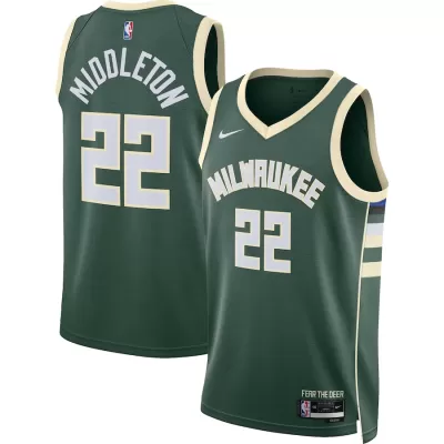 Men's Khris Middleton #22 Milwaukee Bucks Swingman NBA Jersey - Icon Edition 2022/23 - buybasketballnow