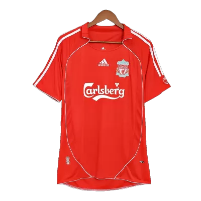 Retro 2006/07 Liverpool Home Soccer Jersey - buybasketballnow