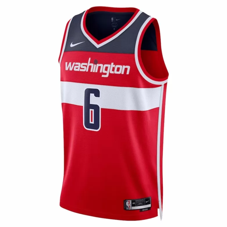Men's Kristaps Porzingis #6 Washington Wizards Swingman NBA Jersey - Icon Edition 2022/23 - buybasketballnow
