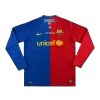 Retro MESSI #10 2008/09 Barcelona Home Long Sleeve Soccer Jersey - UCL Final - buybasketballnow