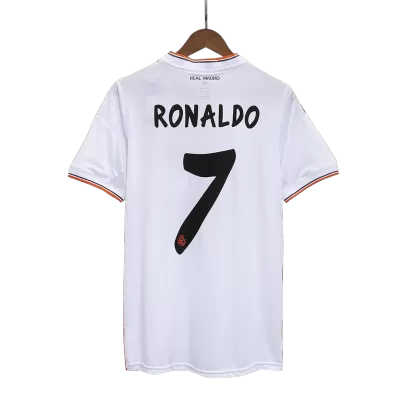 Retro RONALDO #7 2013/14 Real Madrid Home Soccer Jersey - buybasketballnow