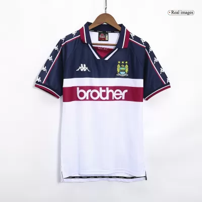 Retro 1997/98 Manchester City Away Soccer Jersey - buybasketballnow