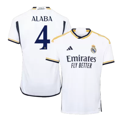 ALABA #4 Real Madrid Home Soccer Jersey 2023/24 - buybasketballnow