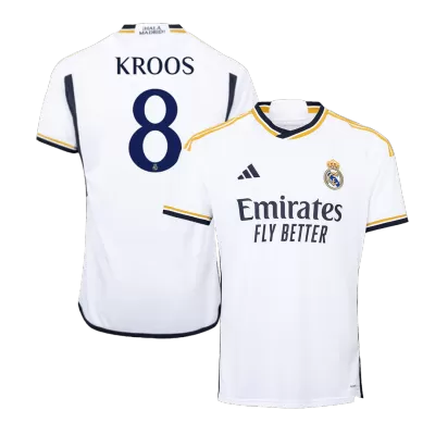 KROOS #8 Real Madrid Home Soccer Jersey 2023/24 - buybasketballnow