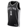 Men's Victor Wembanyama #1 San Antonio Spurs Swingman NBA Jersey - Icon Edition 2022/23 - buybasketballnow