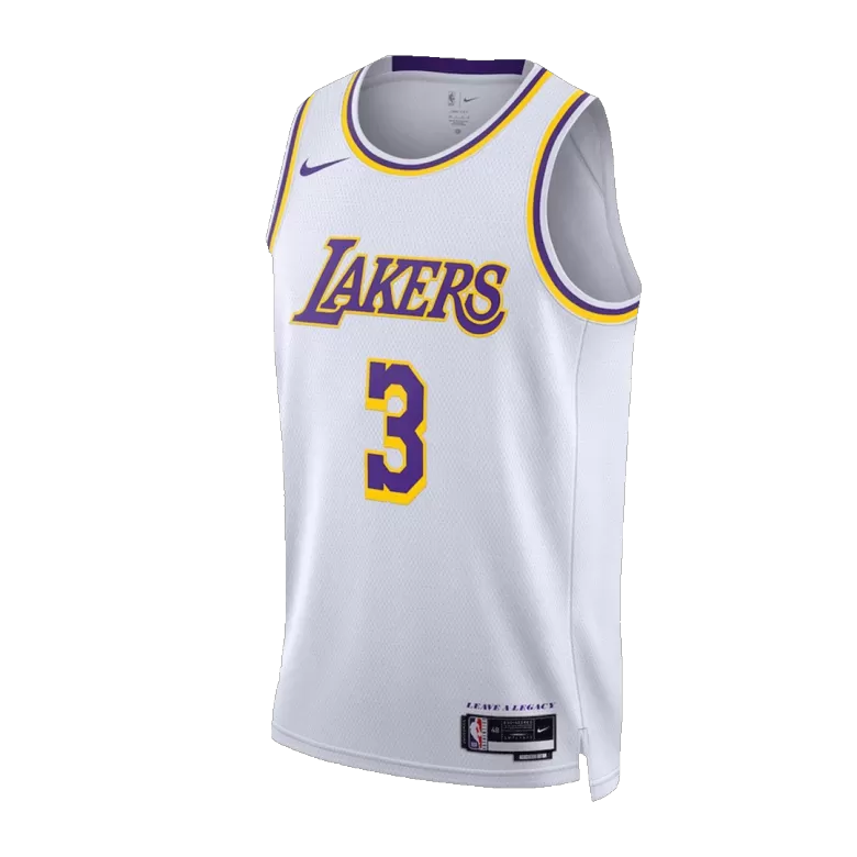 Men's Anthony Davis #3 Los Angeles Lakers Swingman NBA Jersey - Association Edition2022/23 - buybasketballnow