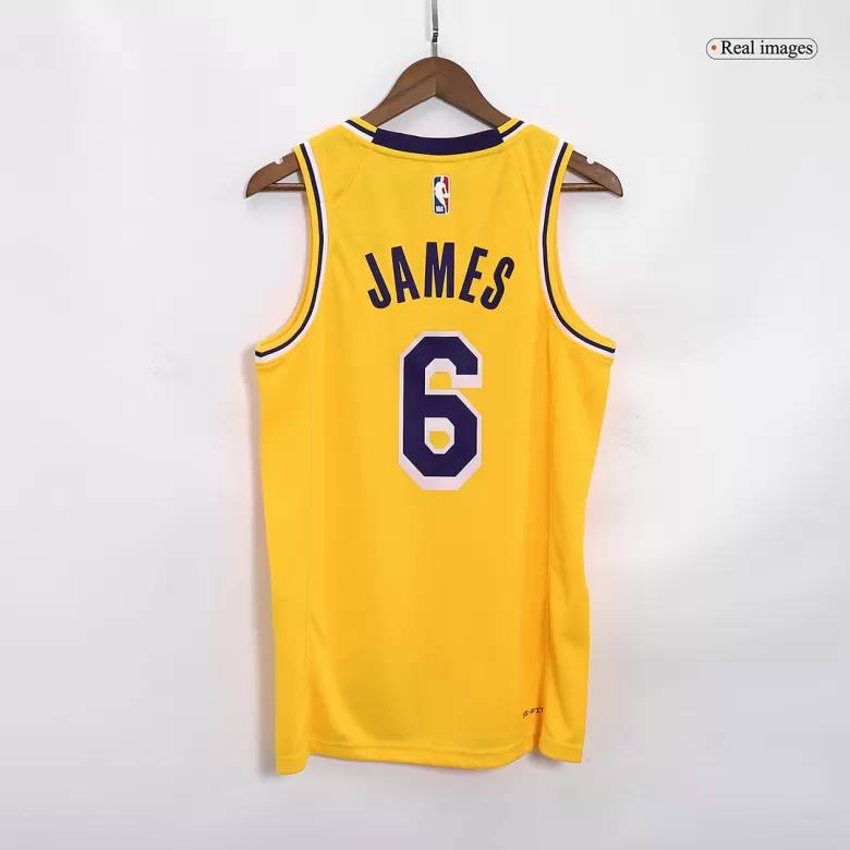 LeBron James #6 Los Angeles Lakers Swingman Jersey Gold 2022/23 - buybasketballnow