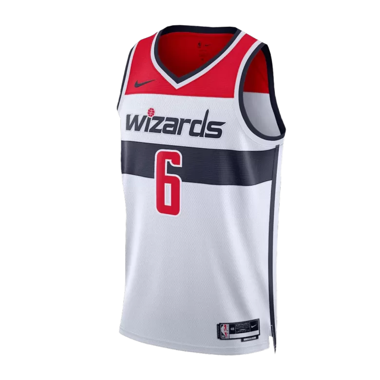 Men's Kristaps Porzingis #6 Washington Wizards Swingman NBA Jersey - Association Edition2022/23 - buybasketballnow