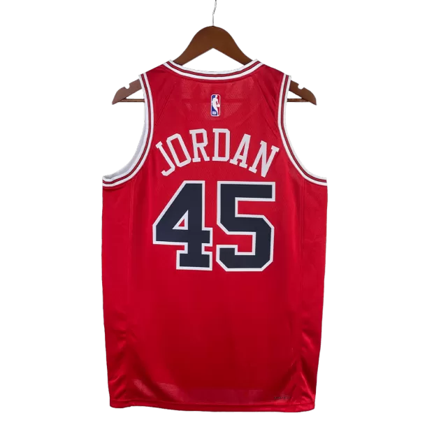 Chicago Bulls Jordan 45 men's nba basketball swingman jersey black
