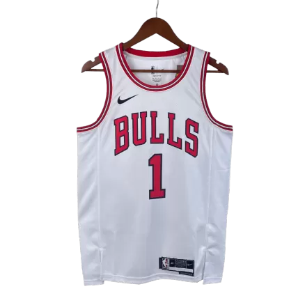 Men's Rose #1 Chicago Bulls Swingman NBA Jersey - Association Edition2022/23 - buybasketballnow