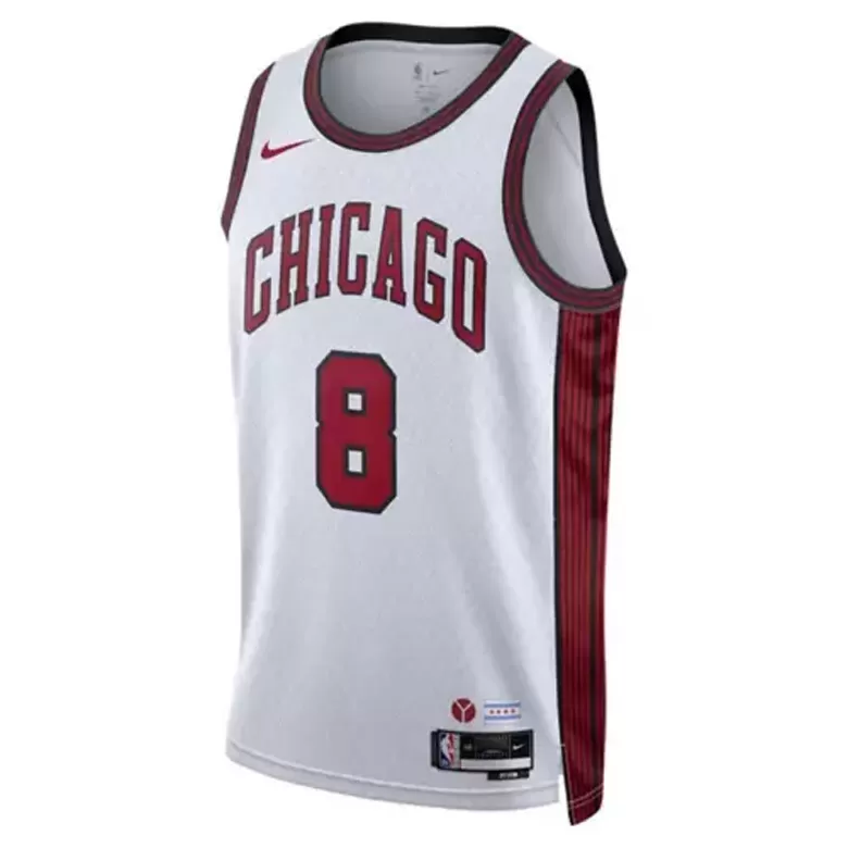 Men's LAVINE #8 Chicago Bulls Swingman NBA Jersey - City Edition 2022/23 - buybasketballnow