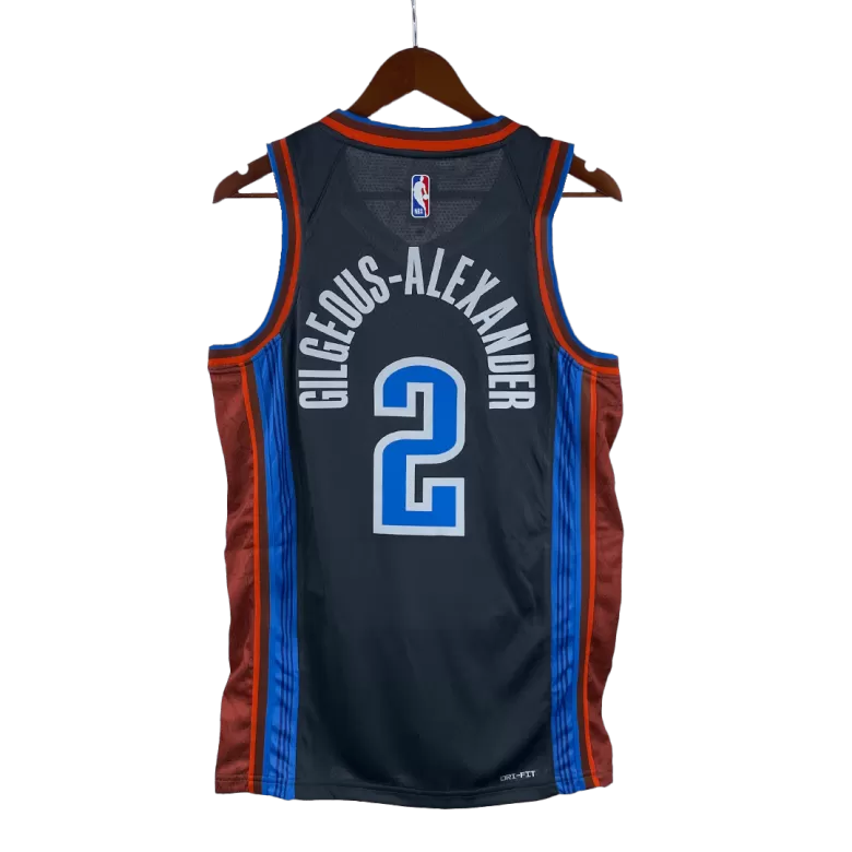 Men's Gilgeous-Alexander #2 Oklahoma City Thunder Swingman NBA Jersey - City Edition 2022/23 - buybasketballnow