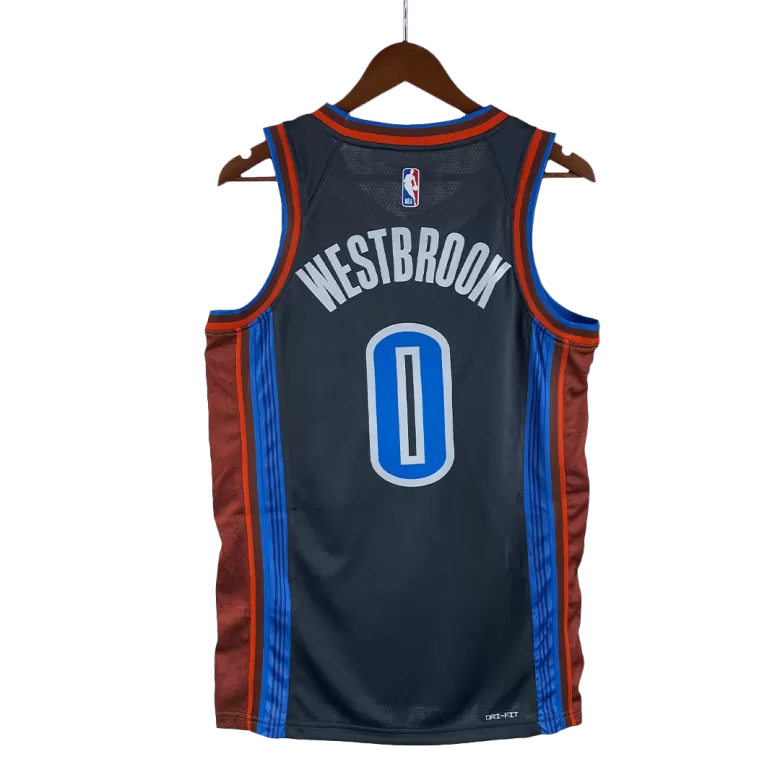 Men's Russell Westbrooke #0 Oklahoma City Thunder Swingman NBA Jersey - City Edition 2022/23 - buybasketballnow