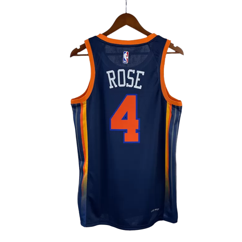 Men's Rose #4 New York Knicks Swingman NBA Jersey - Statement Edition 2022/23 - buybasketballnow