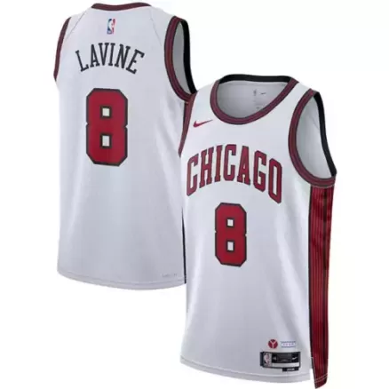 Men's LAVINE #8 Chicago Bulls Swingman NBA Jersey - City Edition 2022/23 - buybasketballnow