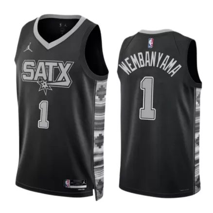 Men's Victor Wembanyama #1 San Antonio Spurs Swingman NBA Jersey - Statement Edition 2022/23 - buybasketballnow