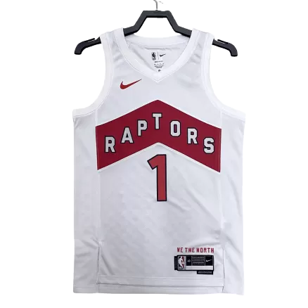 Men's McGrady #1 Toronto Raptors Swingman NBA Jersey - Association Edition2022 - buybasketballnow