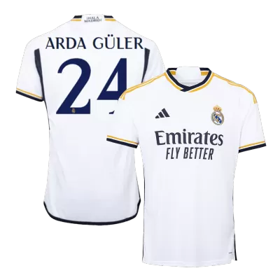 ARDA GÜLER #24 Real Madrid Home Soccer Jersey 2023/24 - buybasketballnow