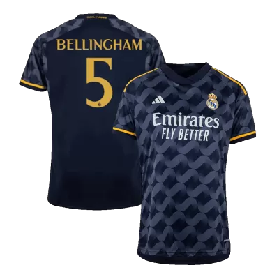 BELLINGHAM #5 Real Madrid Away Soccer Jersey 2023/24 - buybasketballnow