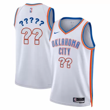 Men's Oklahoma City Thunder Swingman NBA custom Jersey - Association Edition2022/23 - buybasketballnow
