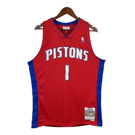 Men's Pistons Iverson #1 Detroit Pistons Swingman NBA Classic Jersey 2008/09 - buybasketballnow