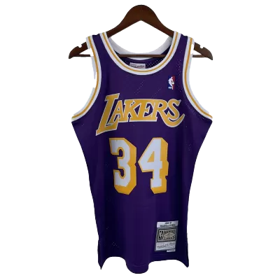 Men's O'NEAL #34 Los Angeles Lakers Swingman NBA Classic Jersey 1996/97 - buybasketballnow