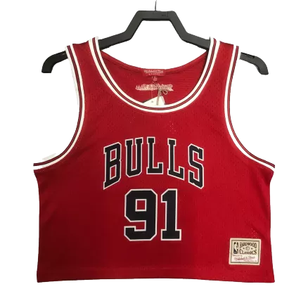 Women's Dennis Rodman #91 Chicago Bulls Classics NBA Jersey 1996/97 - buybasketballnow