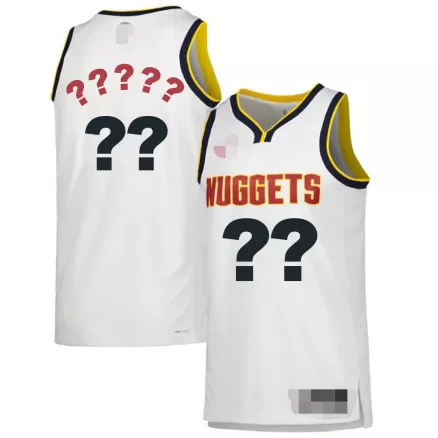 Men's Denver Nuggets Swingman NBA custom Jersey - Association Edition2022/23 - buybasketballnow