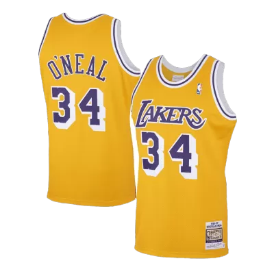 Men's O'NEAL #34 Los Angeles Lakers Swingman NBA Classic Jersey 1996/97 - buybasketballnow