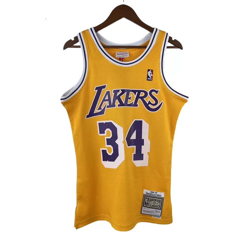 Men's O'NEAL #34 Los Angeles Lakers Swingman NBA Classic Jersey 1996/97 - buybasketballnow
